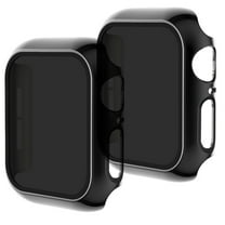 Dwitch 2 Pack Privacy Case for Apple iWatch Series 6/5/4/SE 40mm,Anti-Spy,Anti-Peeping,Tempered Glass Screen Protector Full Protection Anti-scratch Cover for iWatch Series 6/5/4/SE 40mm, Black