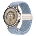 thumbnail image 1 of Dwitch 20mm Magnetic Braided Nylon Band Compatible with Samsung Galaxy Watch 4 44mm,Nylon Braided Strap for Women Men,Magnetic Clasp Sport Strap Replacement for Galaxy Watch 4 44mm,E, 1 of 1