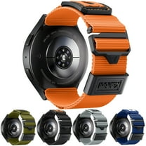 Dwitch 20mm Nylon Band Compatible with Samsung Galaxy Watch 6 44mm for Men & Women,20mm Breathable Soft Sport Adjustable Wristbands Strap Fits for Samsung Galaxy Watch 6 44mm,Orange