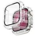 thumbnail image 1 of Dwitch 44mm Case Compatible with Apple Watch 44mm Series 6/5/4 SE Case with Screen Protector, Shockproof Bling Diamond Overall Hard Rugged Protective Case,Clear, 1 of 5