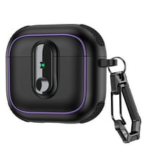 Dwitch For AirPods Pro 2nd Gen Case Cover Rugged,Compatible with MagSafe,with Secure Lock,Automatic Magnetic Lock Function,Shockproof Hard Protective Cover,Black