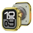 thumbnail image 1 of Dwitch for Apple Watch Series 10 46mm Metal Case, Rugged Protective Bumper,Turn iWatch into Ultra Look,with Back Cover, Upgrade Conversion Kit Stylish Protector for iWatch Series 10 46mm,Gold, 1 of 4