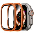 thumbnail image 1 of Dwitch for Apple Watch Ultra 2 / Ultra [2 Pack] Screen Protector 49mm,9H HD Tempered Glass & Titanium Alloy Frame,[Scratch-resistant]/[Keep Original] Glass Film for iwatch Ultra 2 / Ultra,Orange, 1 of 6