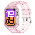 thumbnail image 1 of Dwitch Band for iWatch Series 10 46mm, Glitter TPU Transparent Sport Band with Case,B, 1 of 5