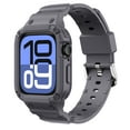 thumbnail image 1 of Dwitch Band for iWatch Series 10 46mm, Rugged TPU Sport Band with Integrated Case,Protective Bumper for Outdoor & Fitness Use,Gray, 1 of 5