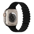 thumbnail image 1 of Dwitch Bands for Apple Watch 38/40/41mm, Adjustable Strong Magnetic Loop Silicone Bands for Apple Watch 38/40/41mm,Black, 1 of 9