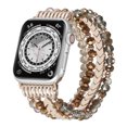 thumbnail image 1 of Dwitch Beaded Bracelet Compatible with Apple Watch Band 42mm 44mm 45mm 49mm, Fashion Handmade Elastic Stretch Strap for iWatch Series SE 9 8 7 6 5 4 3 2 1 Ultra 2,Coffee, 1 of 2