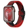 thumbnail image 1 of Dwitch Braided Stretchy Loop - Compatible with Apple Watch Band 38mm 40mm 41mm iWatch Bands Women Men,Elastic Woven Nylon Strap with Magnetic Clasp for Apple watch Series 9 8 7 6 SE 5 4 3 2 1,B, 1 of 10