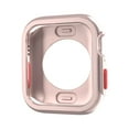 thumbnail image 1 of Dwitch Case Compatible with Apple Watch Case 45mm 44mm Series 9/8/7/6/5/4/SE, Soft Flexible TPU Shockproof Protective Bumper Cover for iWatch 44mm 45mm,Pink, 1 of 3
