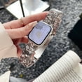 thumbnail image 1 of Dwitch Classy Resin Watch Band for Apple Watch Band 42mm 44mm 45mm 46mm(Series 10)  49mm,Thin Light Strap Bracelet for iWatch Band Series 10 9 8 7 6 5 4 3 2 1 SE Ultra 2/Ultra 1 for Women,M, 1 of 13