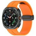 thumbnail image 1 of Dwitch Compatible with Samsung Galaxy Watch Ultra 47mm Band 2024, Soft Sport Silicone Breathable Strap Wristbands for Men Women,Orange, 1 of 4
