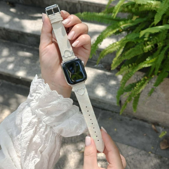 Dwitch Fashion PU Leather Watch Band Compatible with iWatch Band 2/44/45/46/49mm for Women,Adjustable PU Leather Replacement Smartwatch Wristband Fits for iWatch Series 10 9 8 7 6 SE Ultra,Yellow