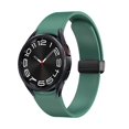 thumbnail image 1 of Dwitch Magnetic Silicone Leather Band for Samsung Galaxy watch 7 40mm, 20mm Breathable Magnetic Sport Band Replacement Strap,Fashion Magnetic Band for Galaxy watch 7 40mm,Green, 1 of 6
