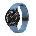 thumbnail image 1 of Dwitch Magnetic Silicone Leather Band for Samsung Galaxy watch FE 40mm, 20mm Breathable Magnetic Sport Band Replacement Strap,Fashion Magnetic Band for Galaxy watch FE 40mm,Blue, 1 of 6