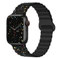 thumbnail image 1 of Dwitch Magnetic Sport Band Compatible for Apple Watch Bands for Women Men 42mm 44mm 45mm 46mm 49mm, Soft Silicone Breathable Wristband for Apple Watch Ultra 2 1 Series 10 9 8 7 6 5 4 3 2 1 SE,Black, 1 of 14