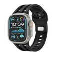 thumbnail image 1 of Dwitch Magnetic Sport Bands Compatible with Apple Watch Ultra 2/Ultra Band 49/46/45/44/42mm, Waterproof Silicone Strap Soft Breathable Wristband for iWatch Serise 10 9 8 7 6 5 4 3 SE,Black, 1 of 12