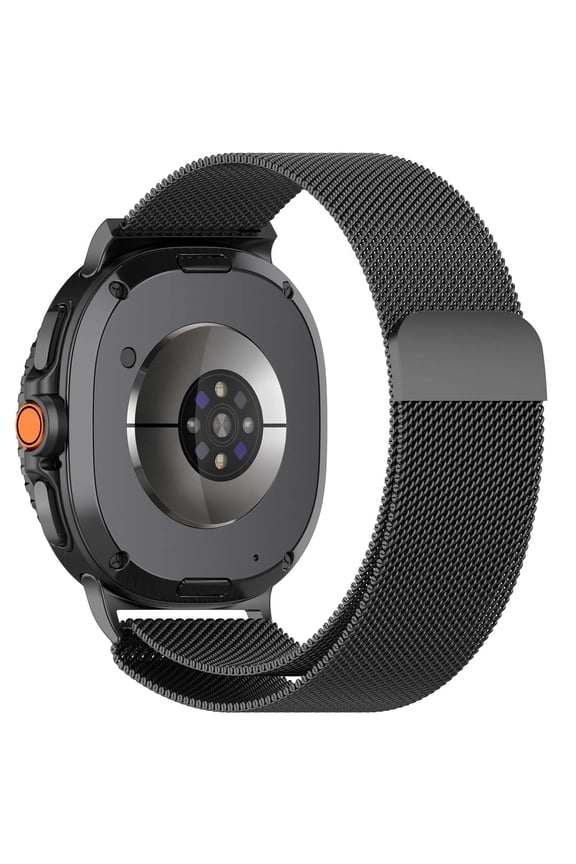 Magnetic Strap Compatible with Samsung Galaxy Watch 8/Watch 8 Classic,Metal Mesh Wristband Replacement Business Band for Galaxy Watch 8/8 Classic,Replacement Wristband for Men Women,Gun