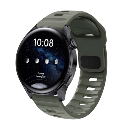 Dwitch Soft Silicone Waterproof Strap Compatible with Samsung Galaxy Watch Band Galaxy watch 7 44mm,20mm Rugged Sport Silicone Replacement Bands for Galaxy watch 7 44mm Men Women Sport Bands,Graygreen