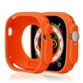thumbnail image 1 of Dwitch TPU Soft Watch Case for Apple iWatch Series 9/8/7 45mm,Fashion Slim Solid Color Protective Cover, Shockproof Durable Bumper,Soft TPU Thin Lightweight Protective Cover,Orange, 1 of 2