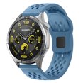 thumbnail image 1 of Dwitch band for Galaxy Watch 5 44mm, Breathable Silicone Sport Band with Ventilation Holes,Blue, 1 of 4