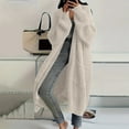 thumbnail image 1 of Dwralegc Long Cardigan Sweaters for Women Winter Long Sleeve Coat Long Cable Knit Lightweight Outerwear Maxi Casual Sweater Pockets Oversized Jackets Beige 2XL, 1 of 4