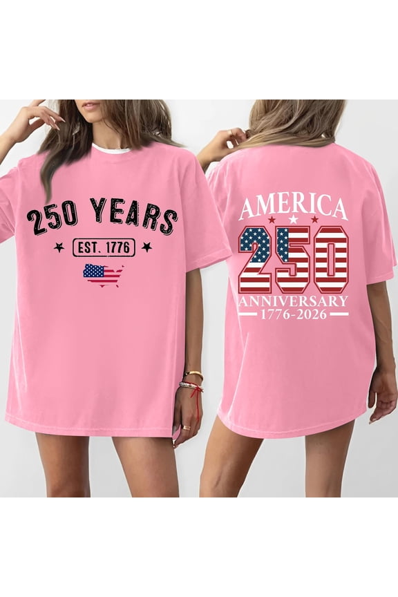 Patriot We the People T-Shirt Women USA Crewneck Pullover Sweatshirts American Flag Print Patriotic Apparel Plus Size T Shirt Short Sleeve Casual Graphic Tee Pink S