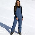 thumbnail image 1 of Dwralegc Snow Bibs Women Windproof Waterproof Warm Ski Overalls Athletic Ripstop Snowboarding Pant Insulated Snow Bib Overalls Sport Bib Overalls Navy XL, 1 of 7