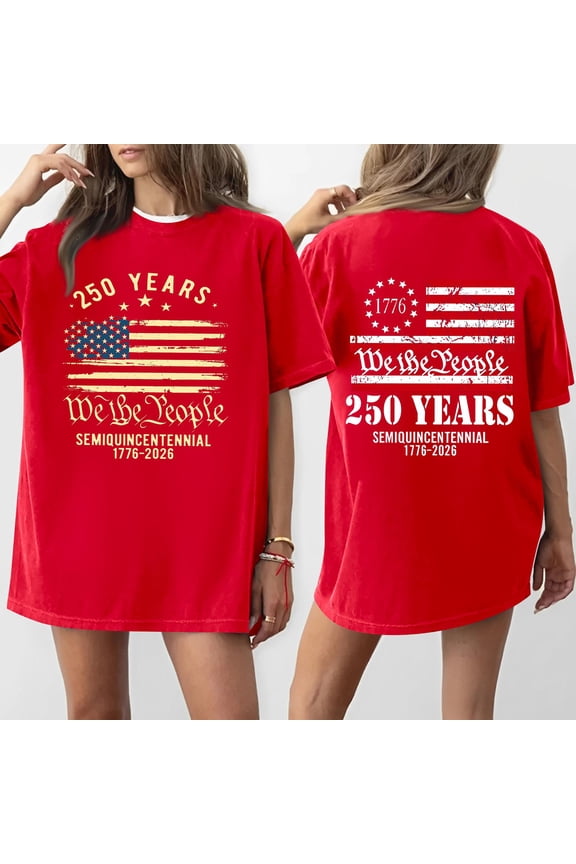 USA Short Sleeve T Shirt Women Crewneck USA Tops Usa American Flag Print Plus Size T Shirt Short Sleeve Casual Printed Tee Red 4XL
