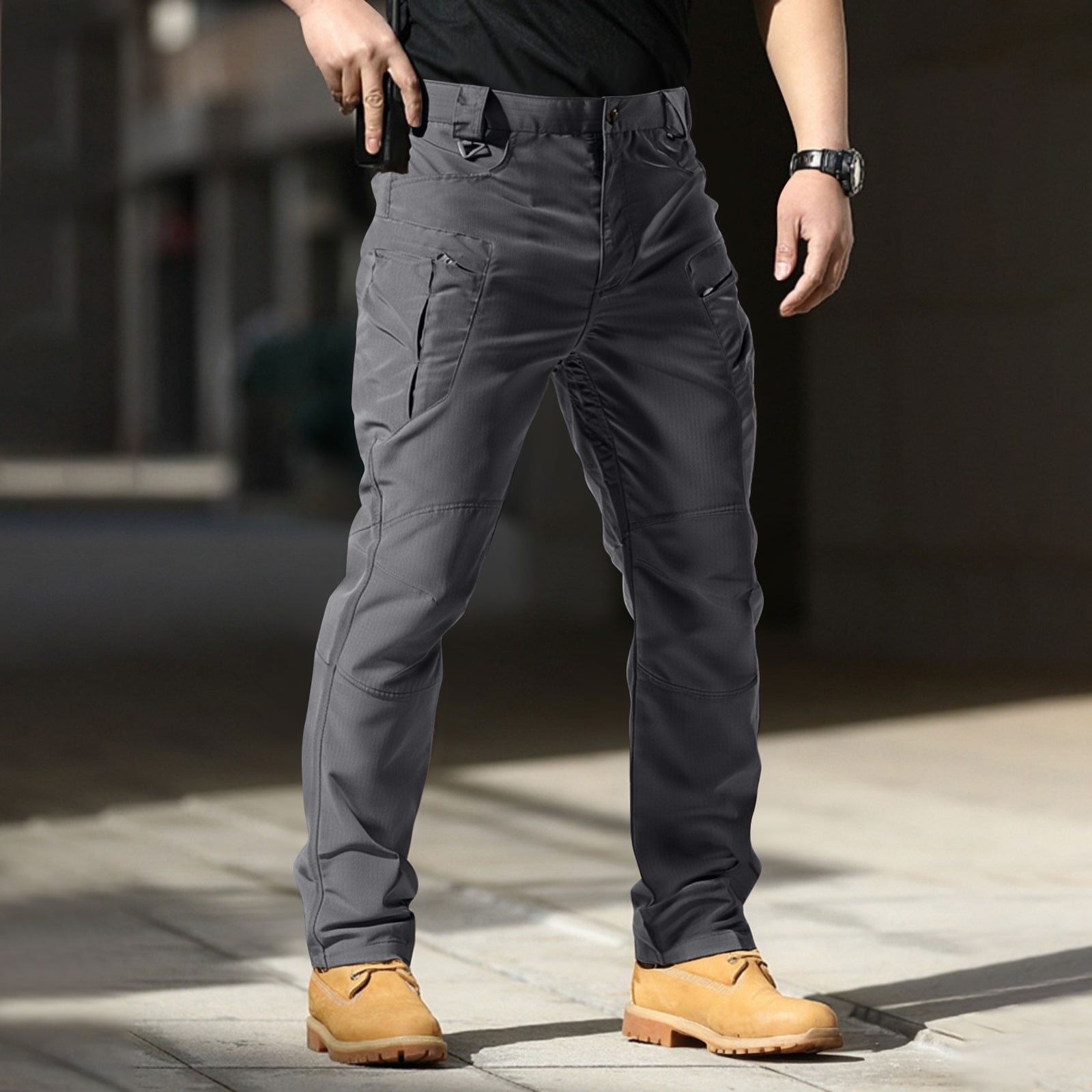 Dwralegc Breathable Work Pants for Men Ripstop Waterproof