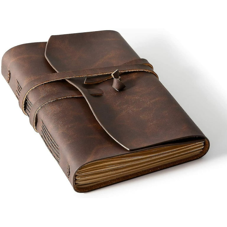 Dww-leather Journal Notebook - Leather Bound Journal For Men 