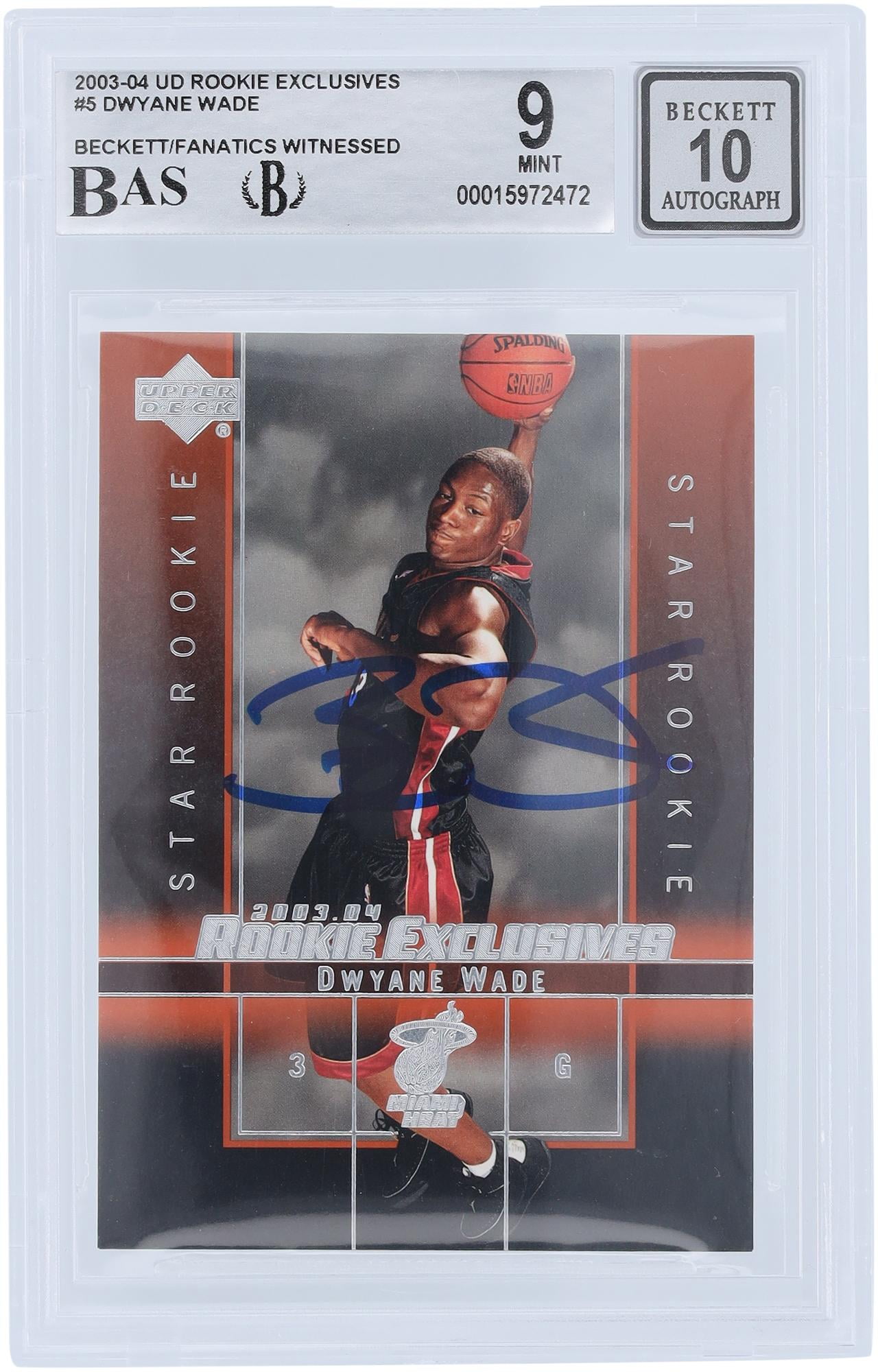 Amazon.com: 2003-04 Topps Basketball #225 Dwyane Wade Rookie