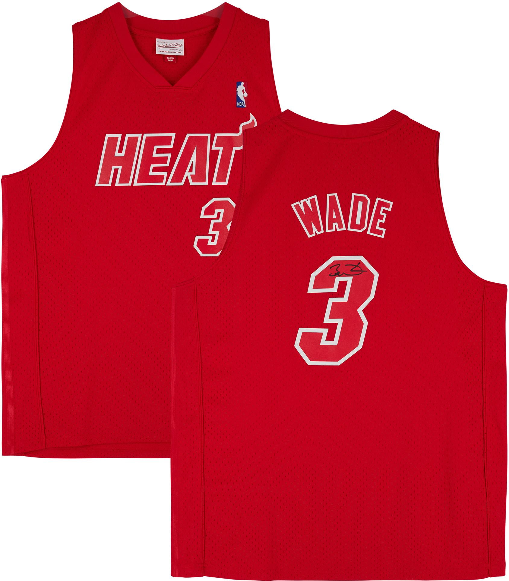 Dwyane Wade Miami Heat Autographed Red Mitchell Ness 2012 Christmas Day Swingman Jersey Fanatics Authentic Certified Walmart