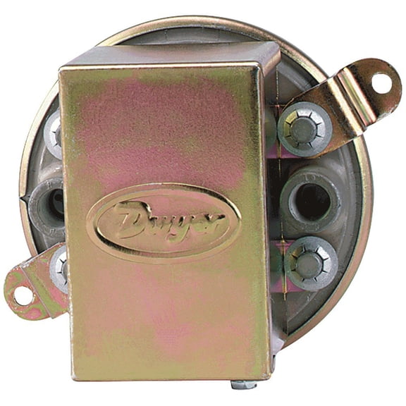 Dwyer Compact Low Differential Pressure Switch, 1910-00, .07-.15" w.c. CA2