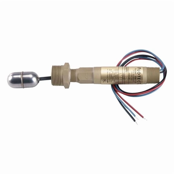 Dwyer Flotect Level Switch, Brass Body, Spdt S  L6EPB-B-S-3-A