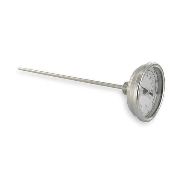 Long reach bimetal thermometer, 36" stem, range 0-200 Degrees F.