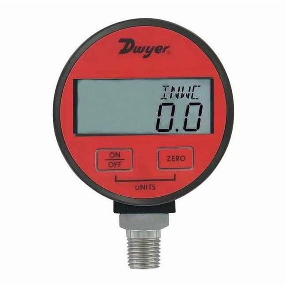 Dwyer Instruments Digital Pressure Gauge,15 PSI DPGA-05