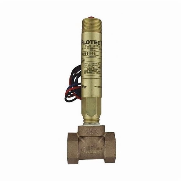 Dwyer Instruments Liquid Flow Switch,SPDT,125/250VAC V6EPB-B-S-4-B