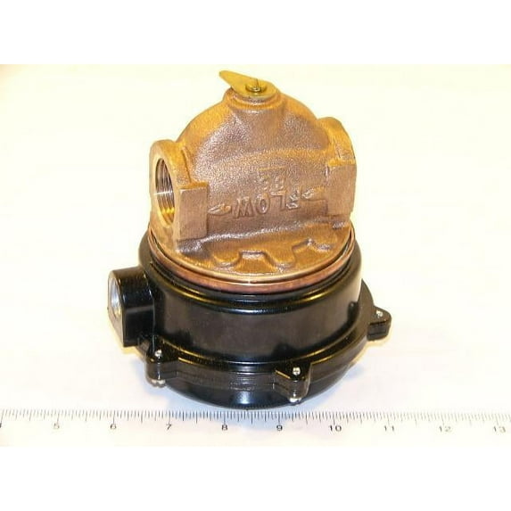 Dwyer Instruments V6EPB-B-S-3-B - 1" Spdt Xproof Brass Flow Sw.