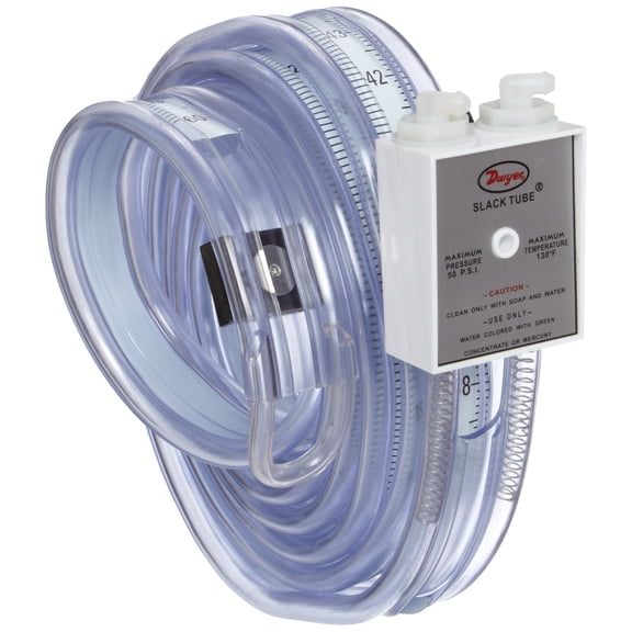 Dwyer Slack Tube Series 1211 Handy Roll-Up Manometer, Pressure Range 60-0-60"WC CA2