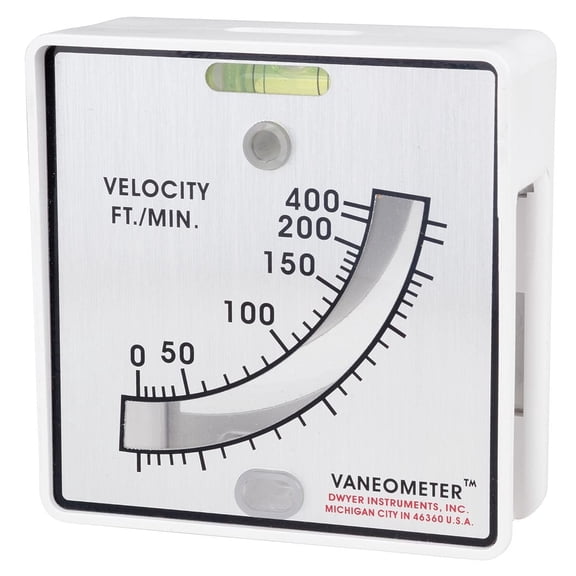 Dwyer Vaneometer Swing Vane Anemometer, 480, 25-400 FPM CA2