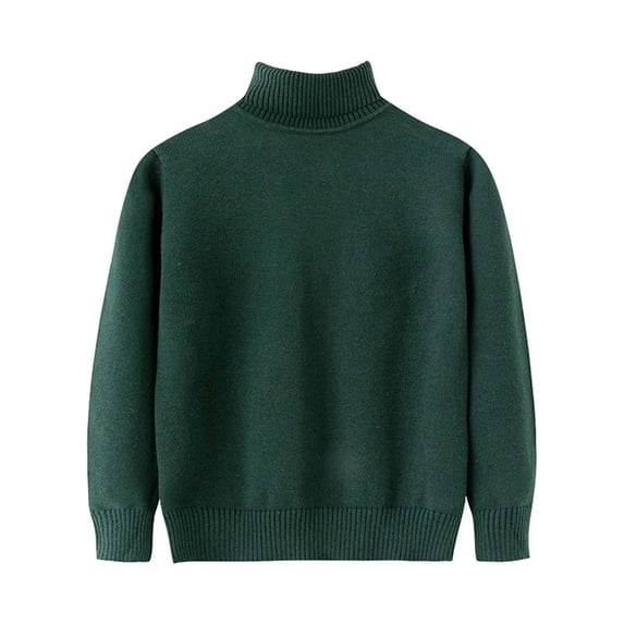DxhmoneyHX Boys Sweater Fashion Turtleneck High Collar Cotton Long Sleeve Blouses Soft Comfy Warm Lightweight Going Out Tops Winter Outfits Size 4 Years