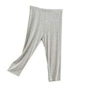 DxhmoneyHX Capri Pajama Pants for Women Soft Lounge Pants Pj Bottoms Lightweight Solid Color Sleepwear