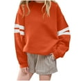 thumbnail image 1 of DxhmoneyHX Christmas Sweatshirts for Girls Fashion Striped Long Sleeve Going Out Tops Casual Loose Lightweight Blouses Fall Winter Outfits Size 90, 1 of 6