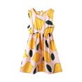 thumbnail image 1 of UQJfacai Girl Hawaiian Tank Dress Fashion Graphic Crewneck Summer Dress Casual Beach Floral Prints Dress 3-9 Years, 1 of 3
