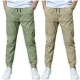 thumbnail image 1 of DxhmoneyHX Girls Casual Shorts Elastic High Waist Button Shorts Loose Fit Summer Striped Print Wide Leg Sweat Shorts with Pockets Size 3-13 Years, 1 of 9