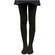 DxhmoneyHX Girls Cotton Footed Tights Kids Girls' Winter Warm Fleece Lined Leggings Tights 3-12 Years
