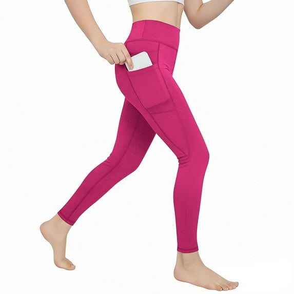DxhmoneyHX Girls Sweatpants High Waisted Workout Legging Pants Slim Fit Comfy Stretchy Summer Home Yoga Leggings Lounge Straight Pants with Pocket