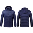 thumbnail image 1 of DxhmoneyHX Heated Jackets for Men Women Unisex Heated Hoodie Warming Heated Coat 8 Zone Heating Winter Coats Detachable Hood USB Charging Jacket Without Battery, 1 of 4