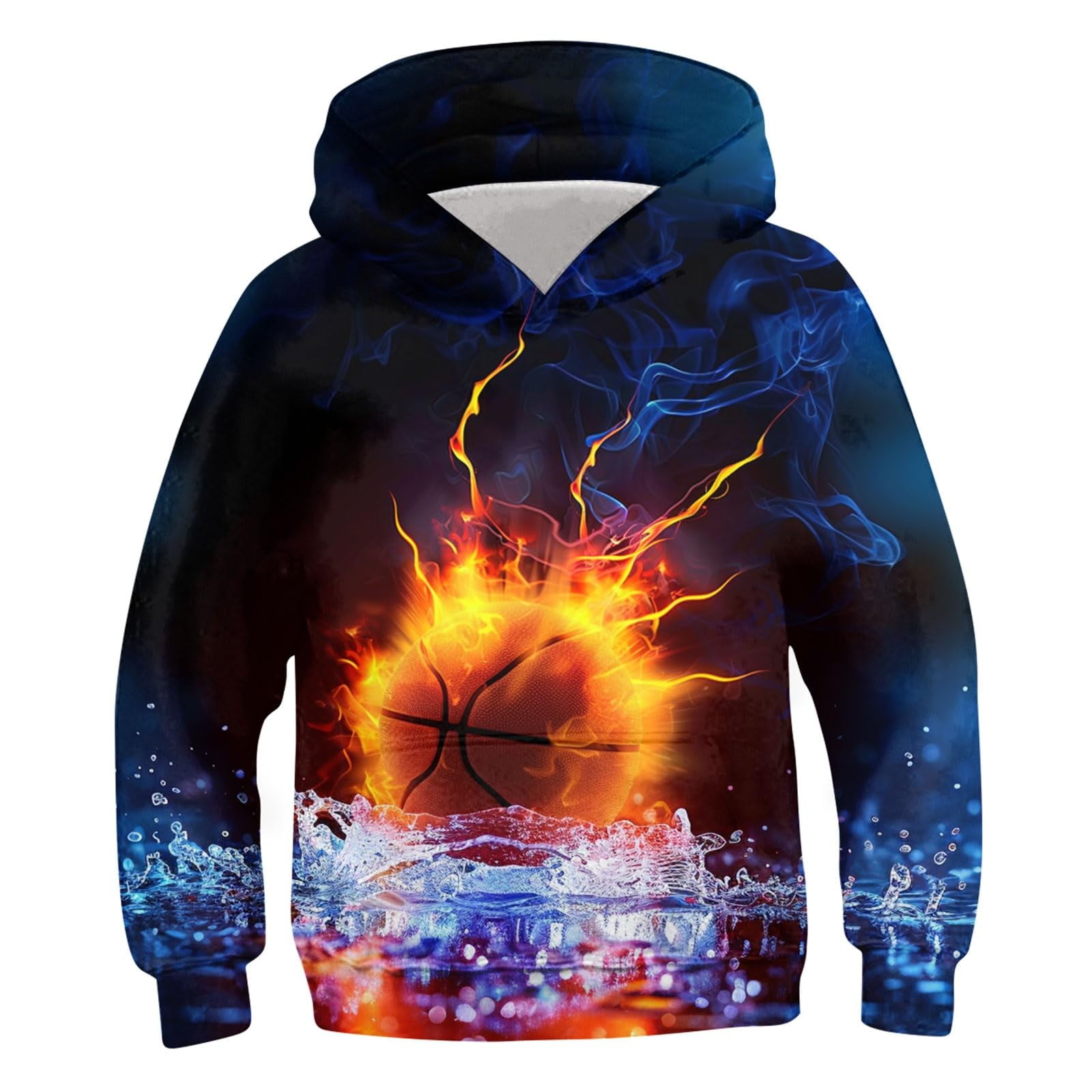 Sparkly Hoodies For Kids - Shiny Fleece Pullover With Pocket For Boys & Girls, Ages 4-14 Years