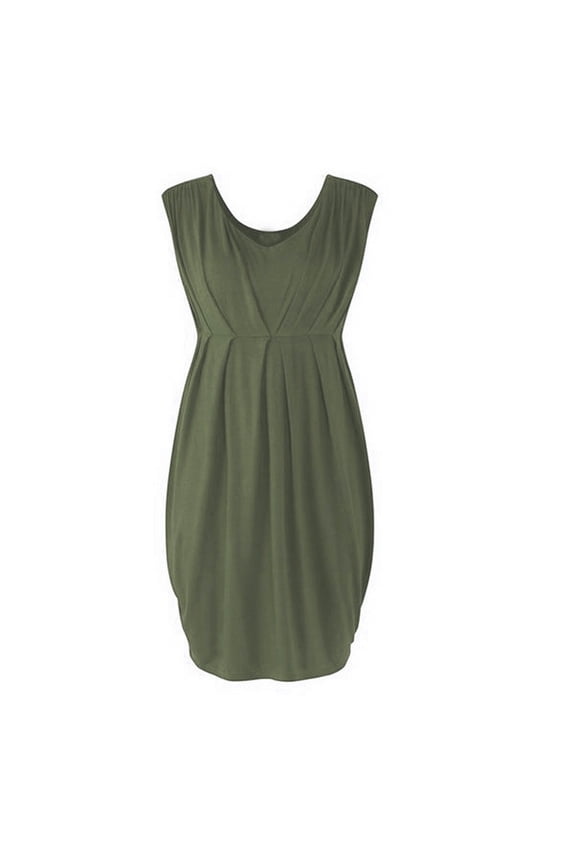 Maternity Dress for Baby Shower Casual V Neck Ruffled Front Midi Dresses Loose Fit Summer Beach Bodycon Pregnancy Sundresses